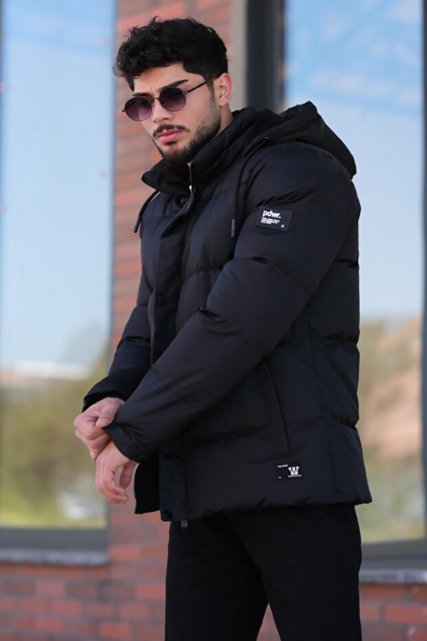 Style Combination Detachable Hooded Coat with Coat Inside Fur 2911_50213