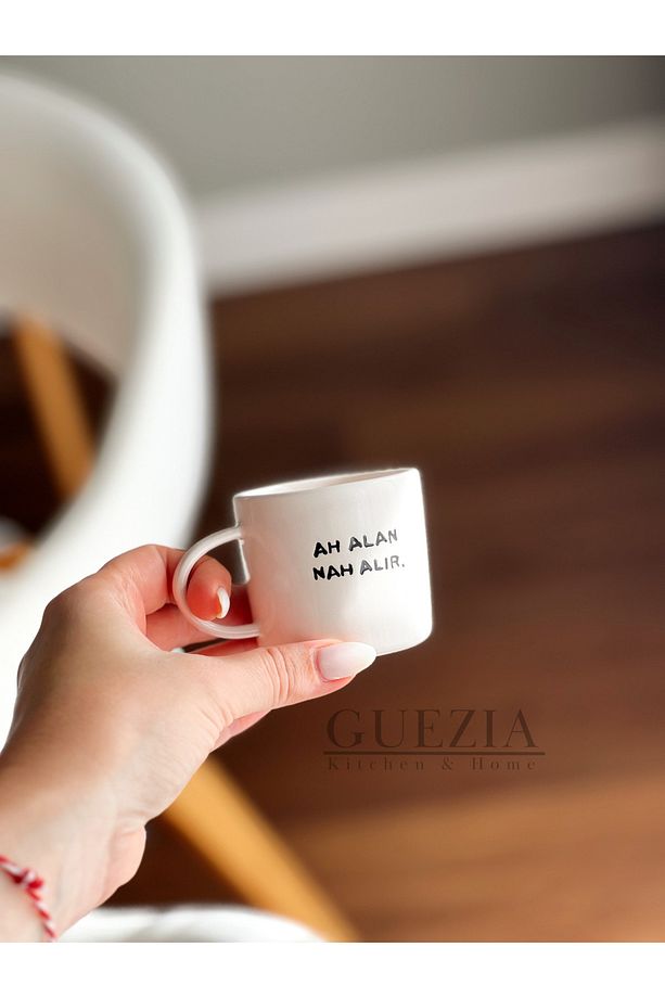 Mini Funny Mug | Nah Mottolu Fincan | Ah Alan Nah Alır | Nahcık 100 ml - 4