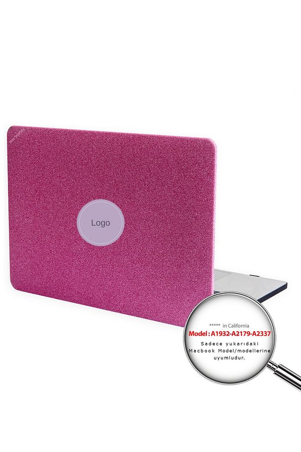 Macbook Air M1 Kılıf 13inç Simli G1505 (TOUCHID'Lİ M1 AİR) A2337 A2179 A1932 Ile Uyumlu (2018-2020) - 3