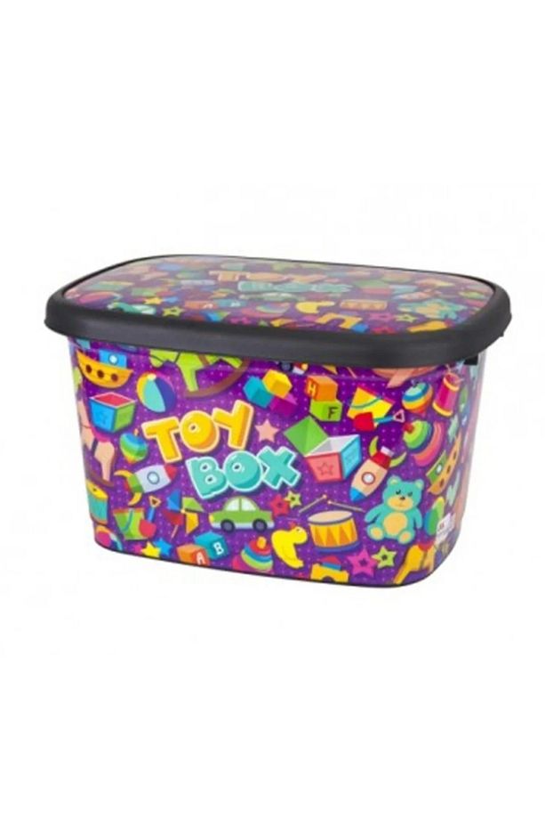 20 lt desenli oyuncak kutusu plastik  toy box - 1