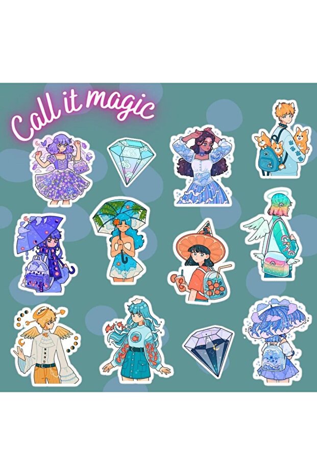 Call It Magic - Laptop Notebook Phone Sticker Set