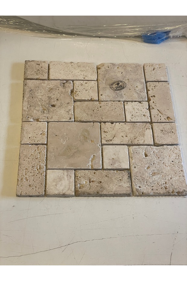 Traverten Fileli Mini Set Duvar Kaplama Taşı - 6