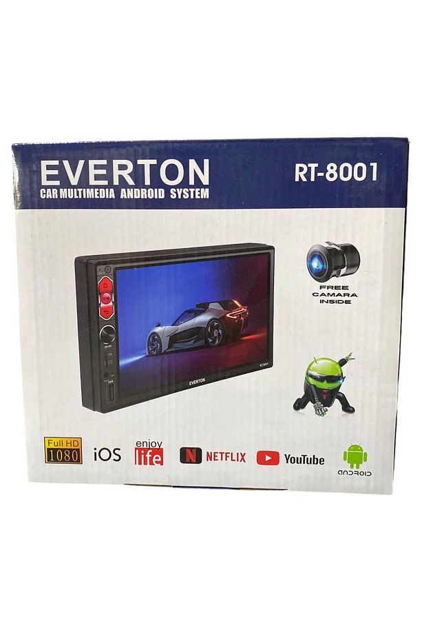 RT-8001 Araç Multimedya Android Sistemi - Yüksek Kalitede Full HD Ekran Double Teyp - 1