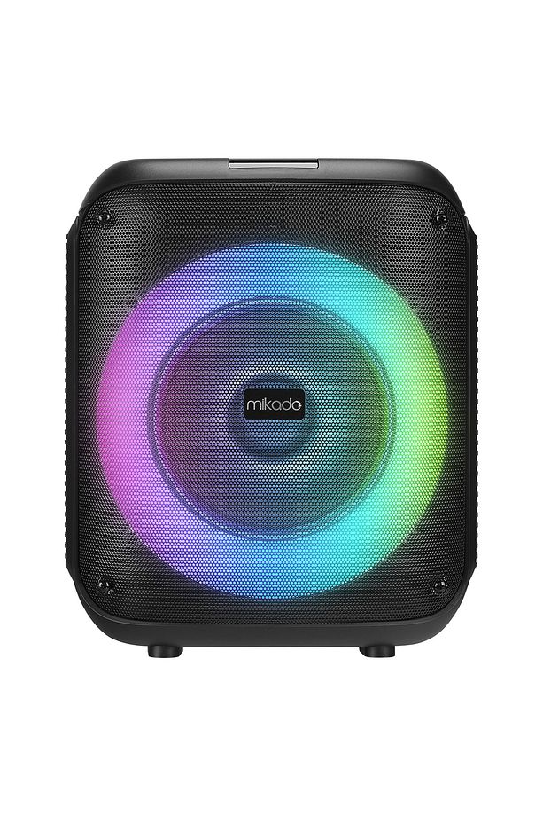 MD-BT51 BOMBIX 60W BT/USB/TF/TWS Led Işıklı Kafa Mikrofonlu Toplantı-Parti Hoparlörü - 2