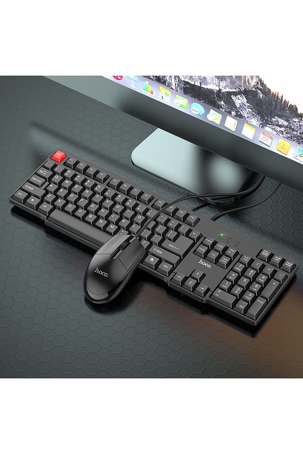 GM16 Kablolu Klavye ve Mouse Set Türkçe Siyah - Premium Product - 6