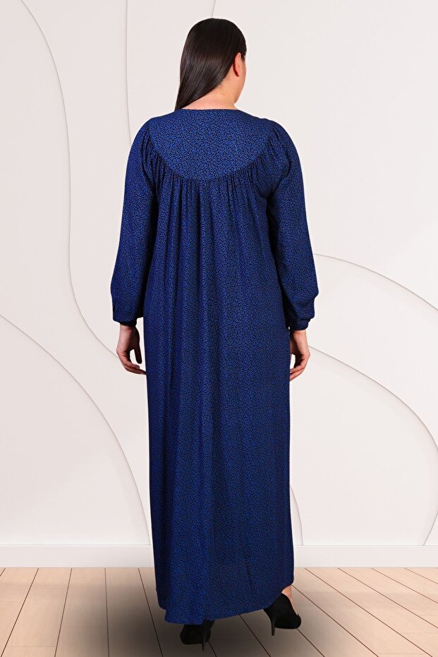 Rochie lungă de vară mărime mare - model crocant - 8