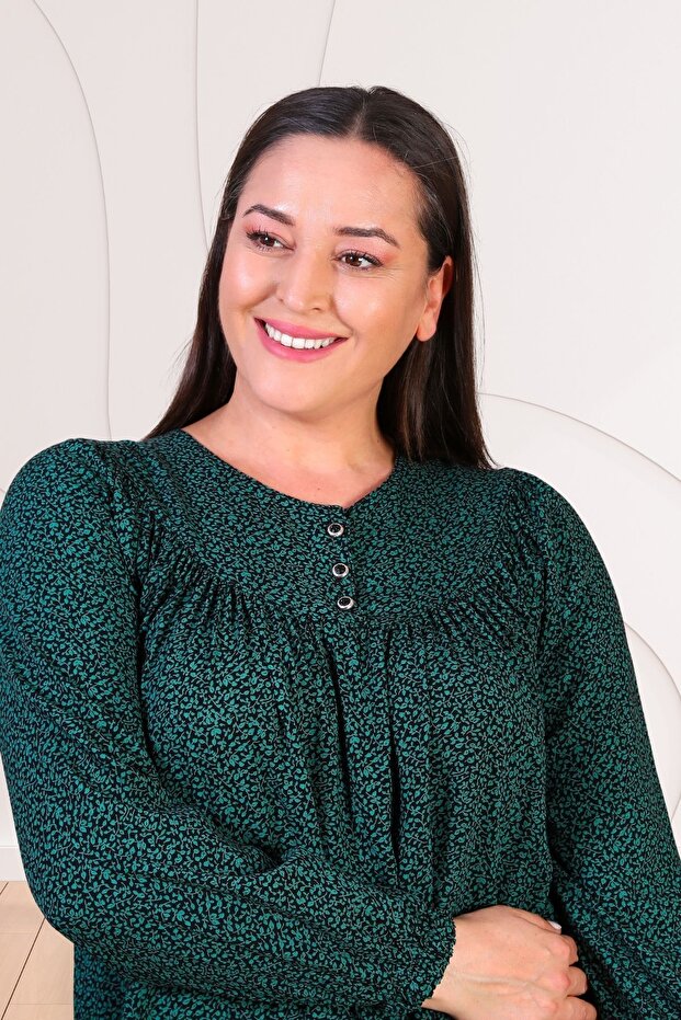 Rochie lungă de vară mărime mare - model crocant - 3