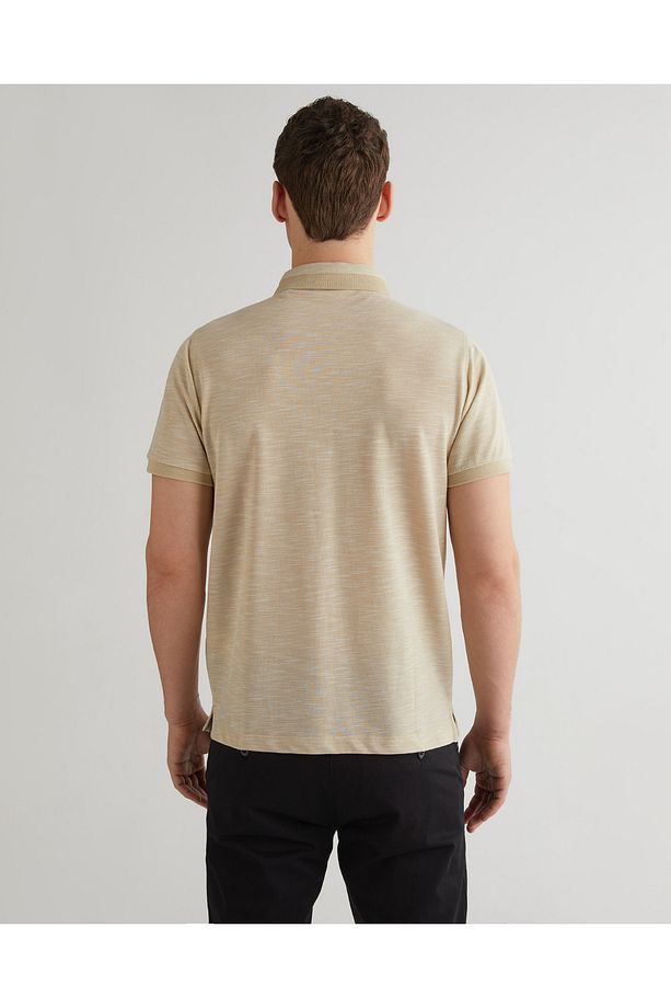 Erkek Bej Regular Fit Polo - 2