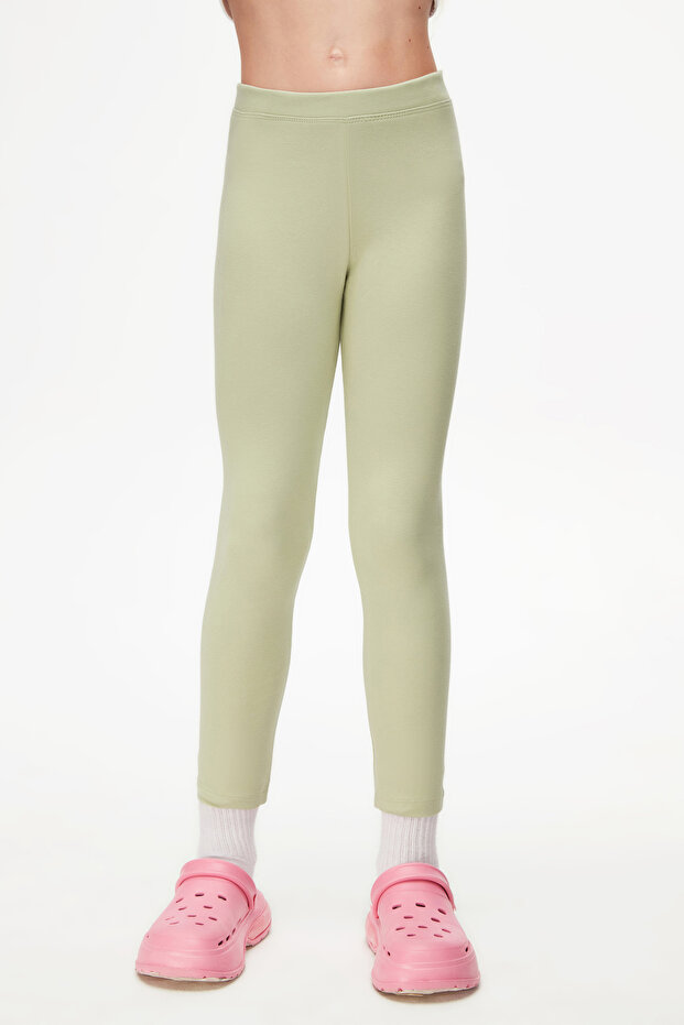 الجوارب الأساسية الشتوية الخضراء للفتيات - 2