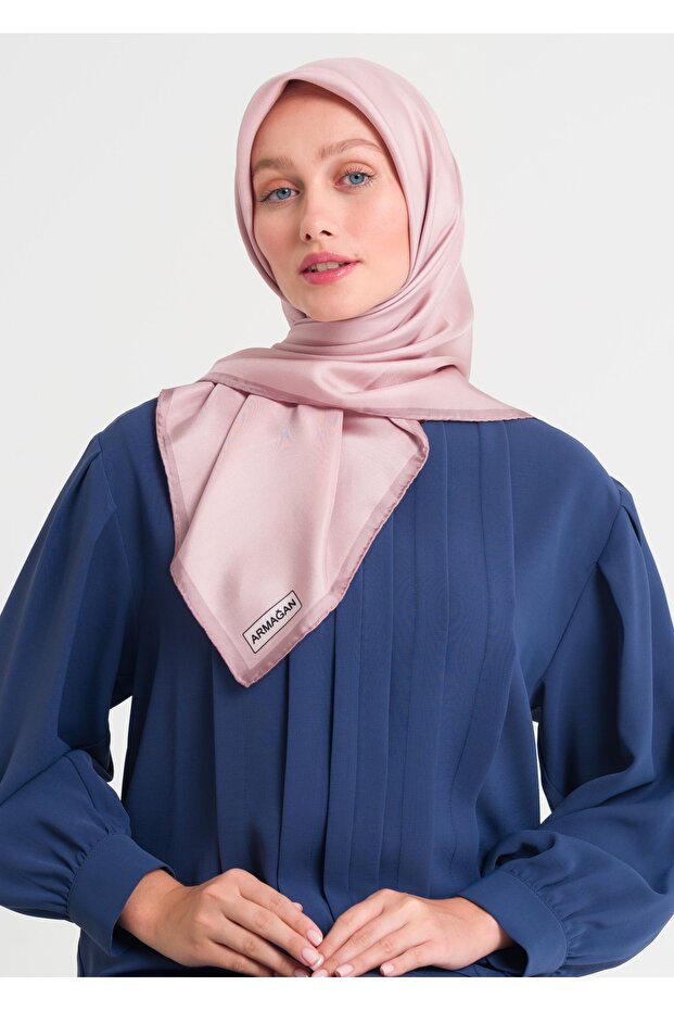 5676 Twill İpek Eşarp V10 - 4