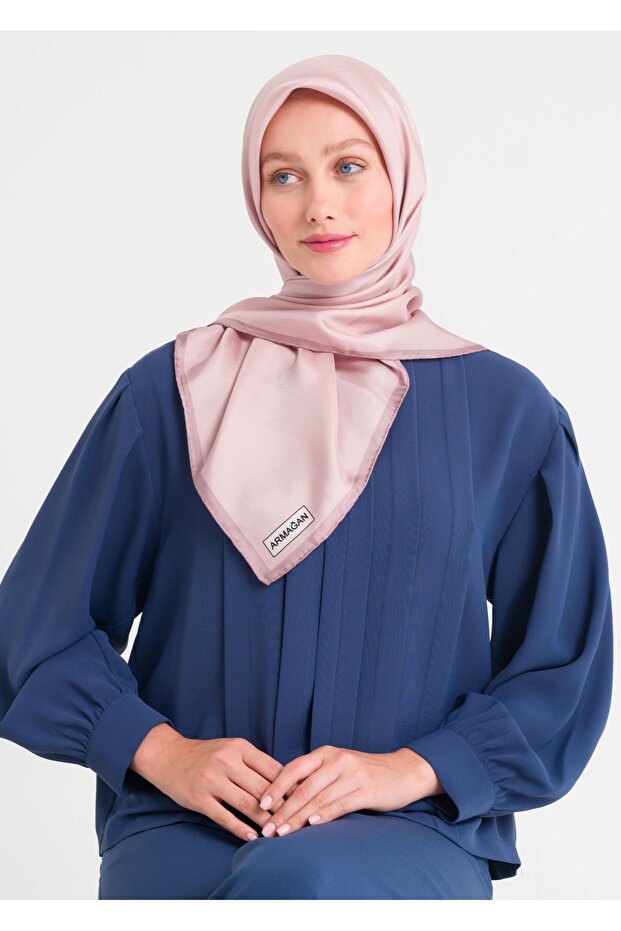 5676 Twill İpek Eşarp V10 - 3