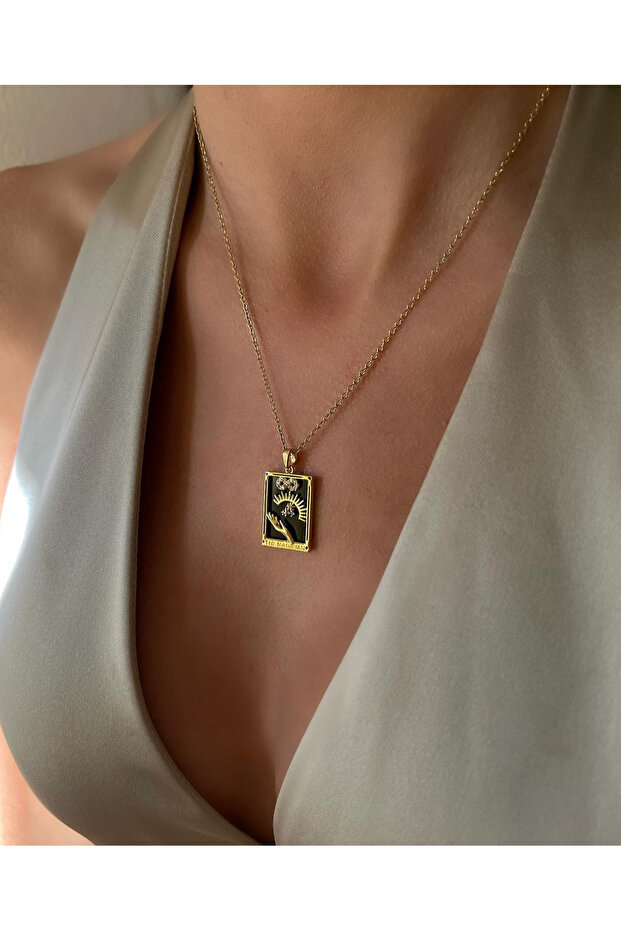 Steel “The Magician”Wizard Necklace