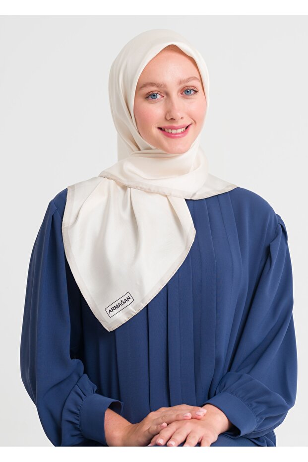 5676 Twill İpek Eşarp V31 - 4