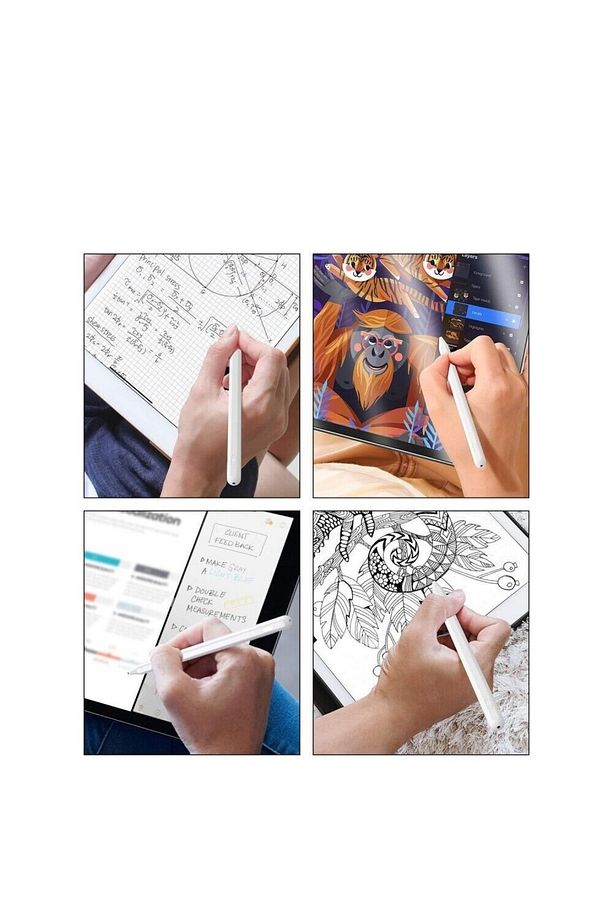 İpad Air Pro Mini Tüm Modeller Ile Uyumlu Avuç Içi Reddi Stylus Yazı Çizim Kalemi - 7