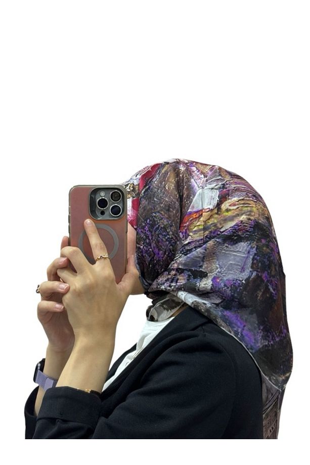 İpek Krep Saten Eşarp 8939701 - 2