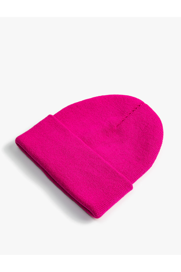 Elastic Knitted Basic Beret - 2