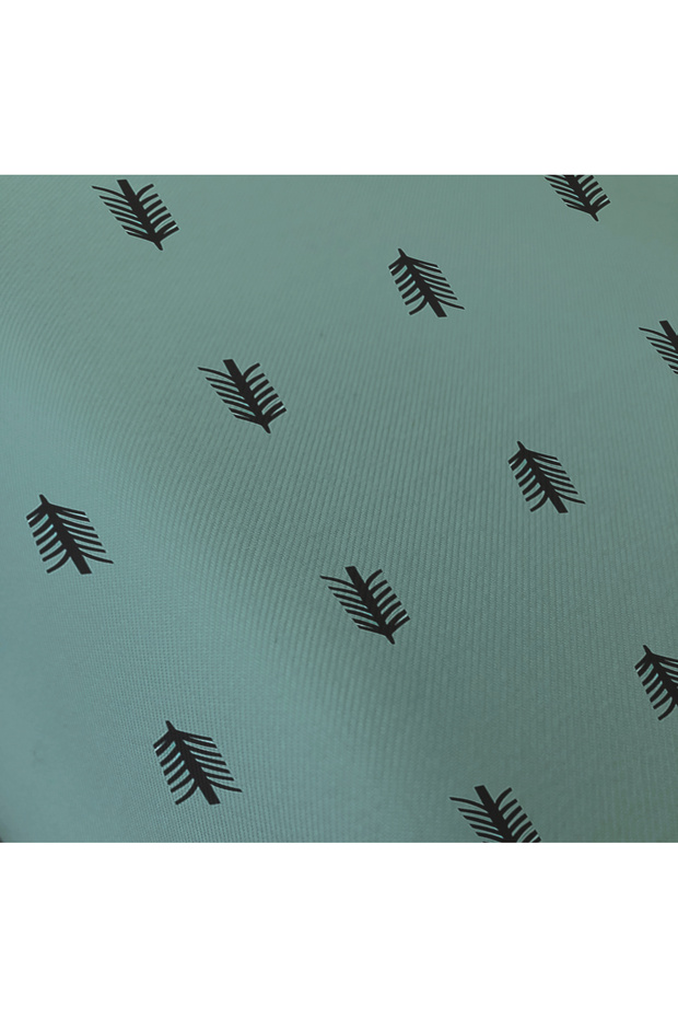 Blue Single Floral Patterned Elastic Sheet Set - 3