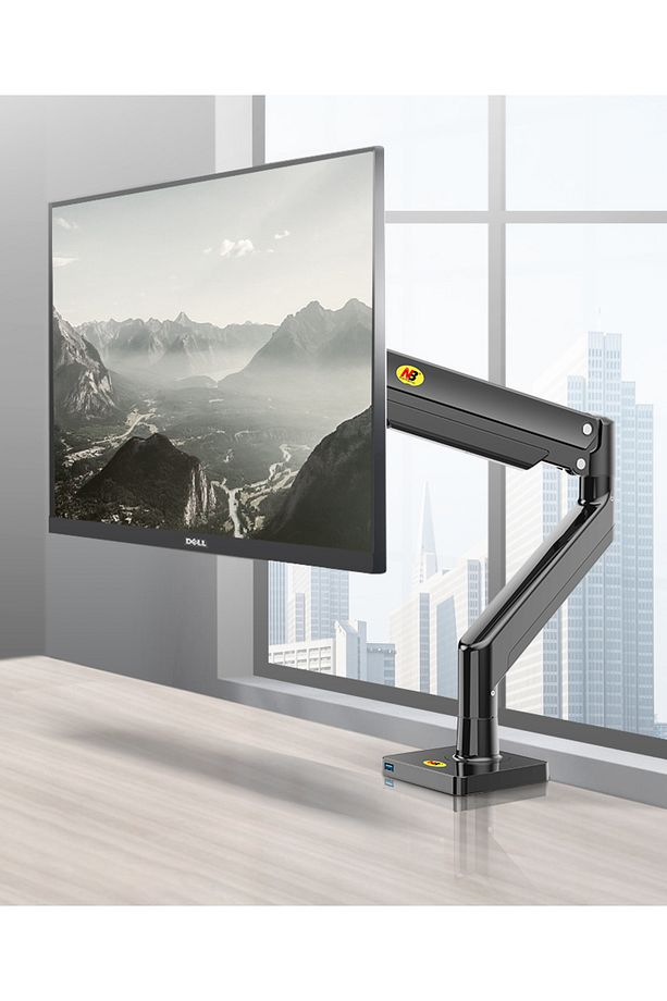 NB G40 22-40 İnç Lcd-Led Monitör Tutucu Amortisörlü Masaüstü Stand Tek kol Tutucu 3-15 kg - 7