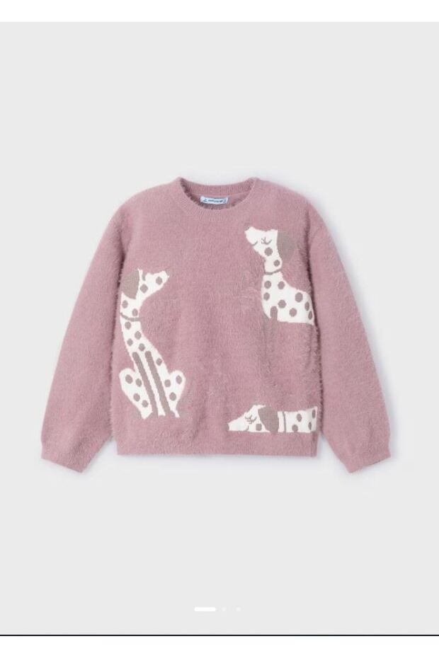 köpekli örme kazak 4356 - 1