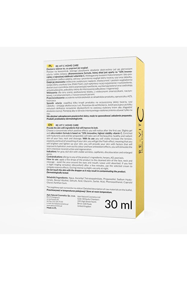 RE-VIT C EVDE BAKIM C Vitamini Özü YENİ FORMÜL - 30 ml - 4