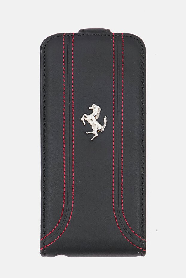 حافظة جلدية سوداء لهاتف آيفون 5 - 2