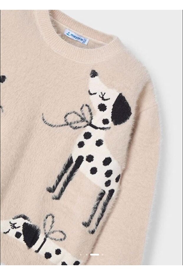 Bež džemper za devojčice - 3