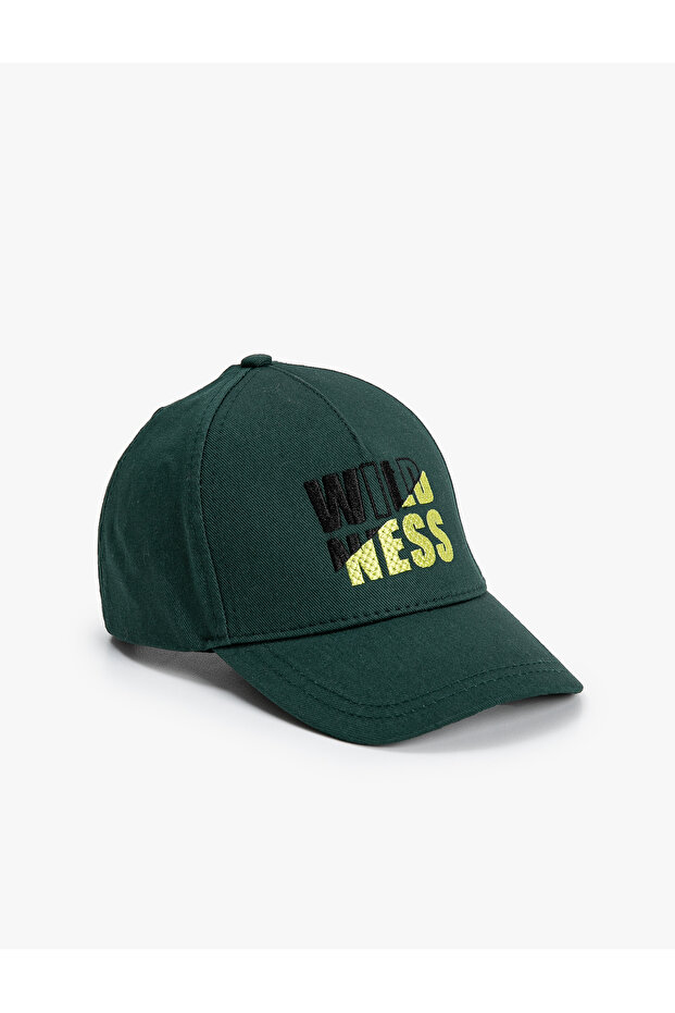 Cap Hat Embroidered Detailed Cotton