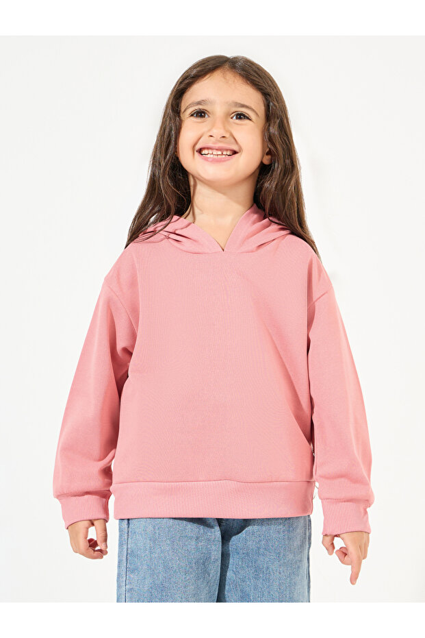 هودي سادة مع كتف منسدلة - 1