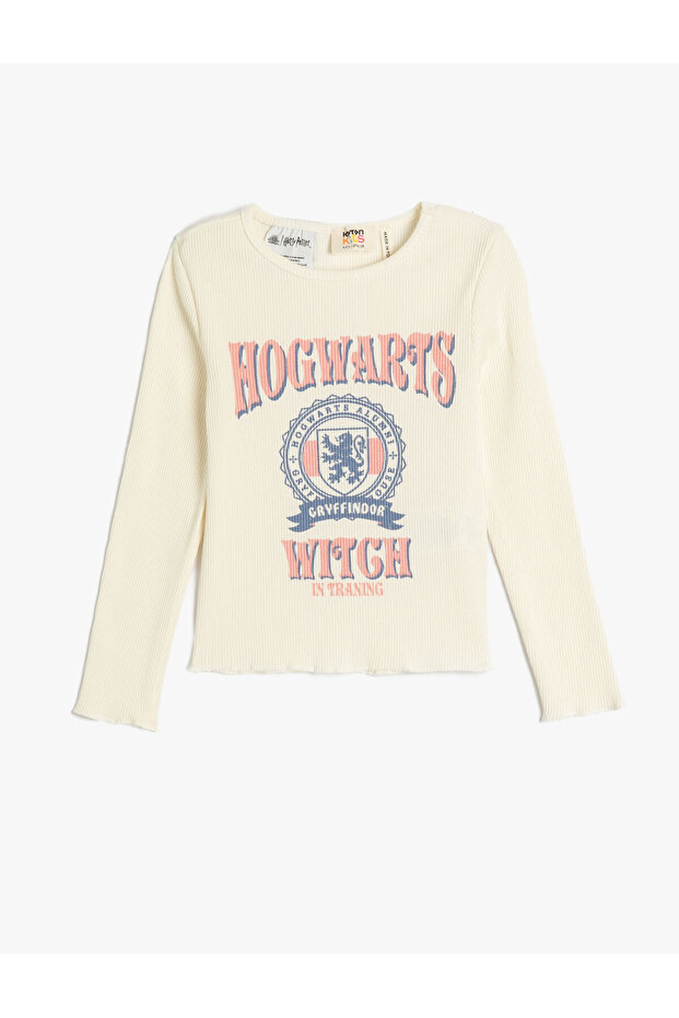 Harry Potter T-Shirt Licensed Long Sleeve Crew Neck Camisole Cotton
