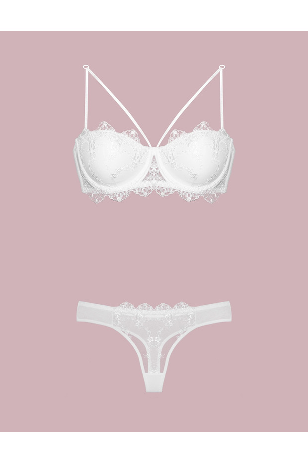 Nurteks 4591 Supported Lace Bra Set