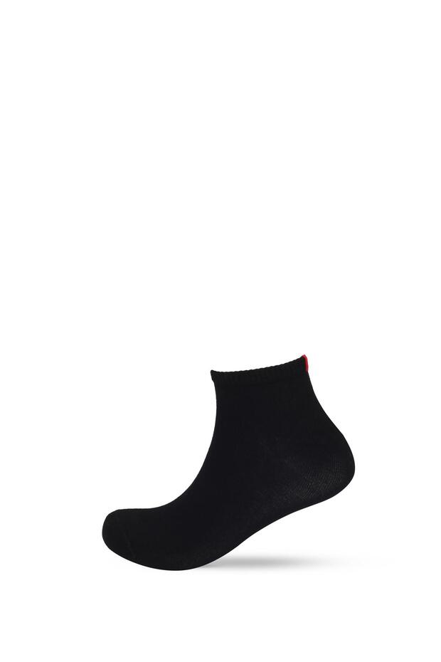 جوارب Run الرجالية الأساسية المكونة من 3 قطع باللون الأسود/الأبيض/الرمادي - 3