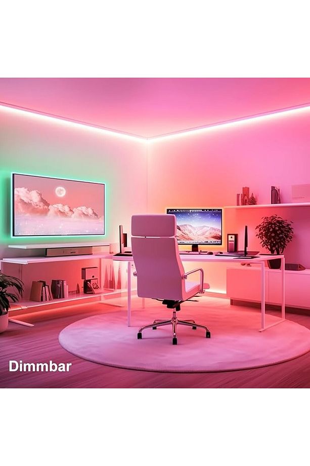 15 m Bluetooth RGB LED Şerit – Kendinden Yapışkanlı, Uzaktan Kumandalı ve Uygulamalı - 3