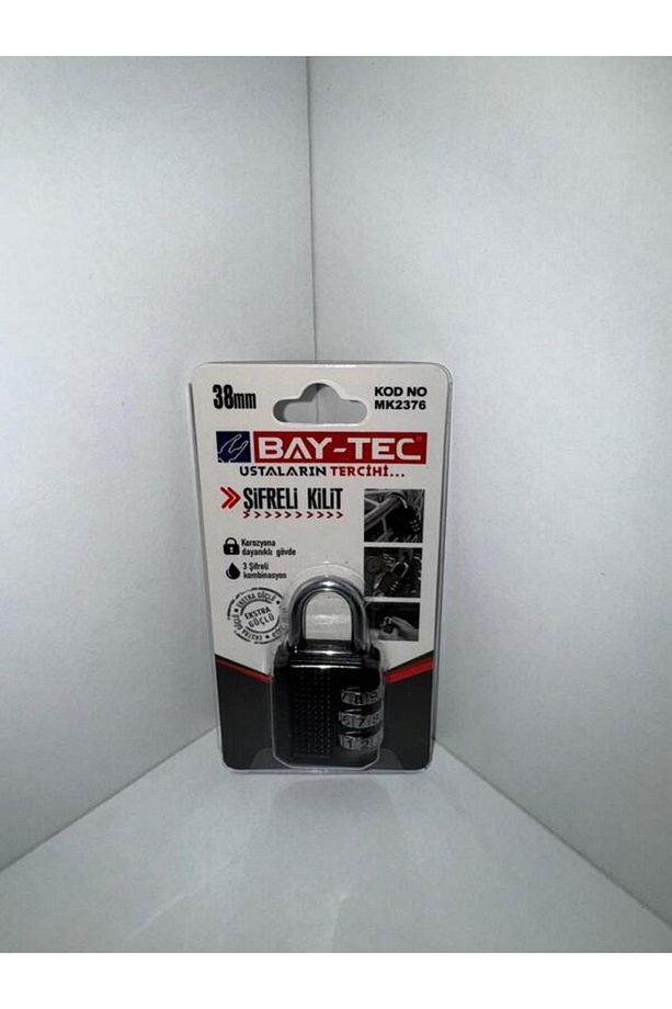ŞİFRELİ ASMA KİLİT 38MM BAY-TEC - 1