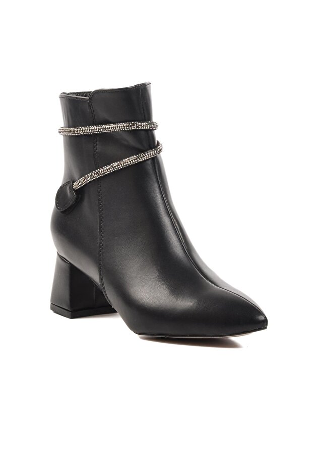 267 Black Women's Boots with Fleece Inside