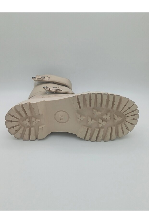 Kadın Cırtlı Kışlık Kalın Tabanlı ve Kalın Topuklu Kar Botu - 4