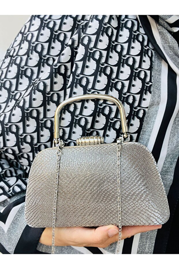 Evening Dress Hand and Chain Long Strap Women's Bag