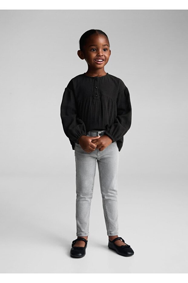 Bambu Pamuklu Bluz - 1