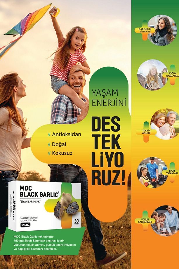 Black Garlic (SİYAH SARIMSAK) 30 Tablet - 4