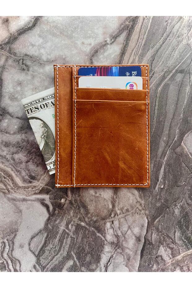 حامل بطاقات من الجلد المجنون من لومي