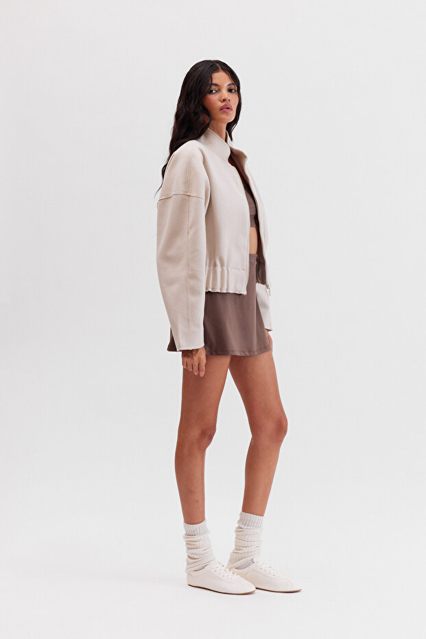 LORA Kaşe Ceket - 4