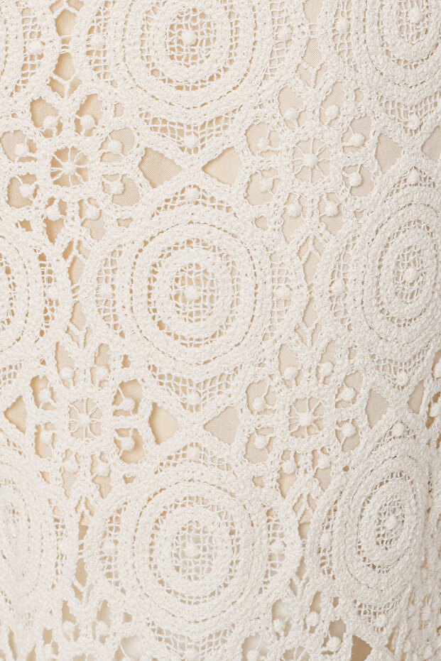 Güpürlü Pantolon - 7