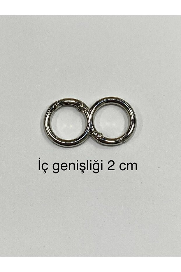 2 cm Double Model - Spring Bag Ring - 4