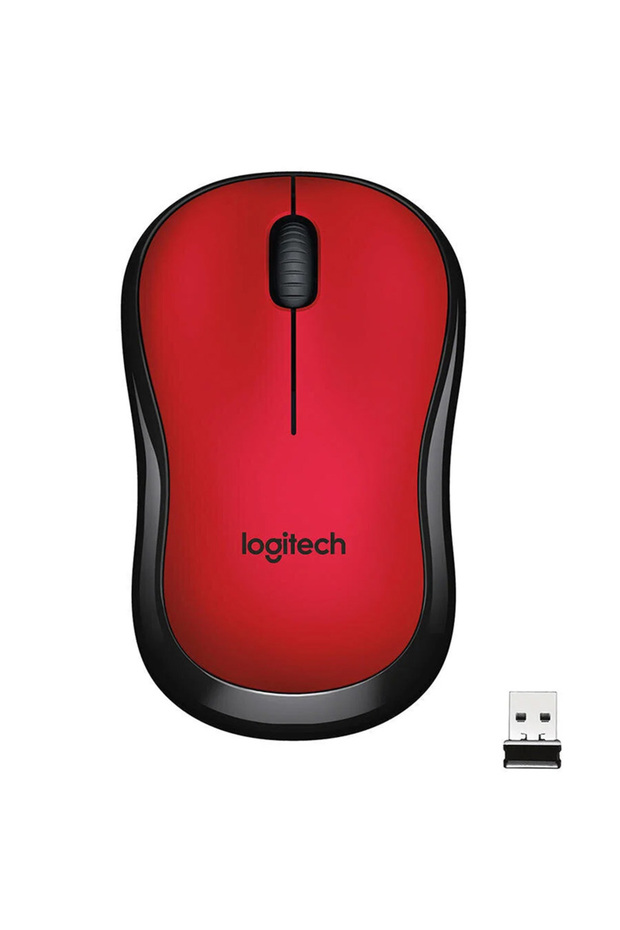 LOGITECH M220 SESSİZ KIRMIZI KABLOSUZ MOUSE (81) - 1