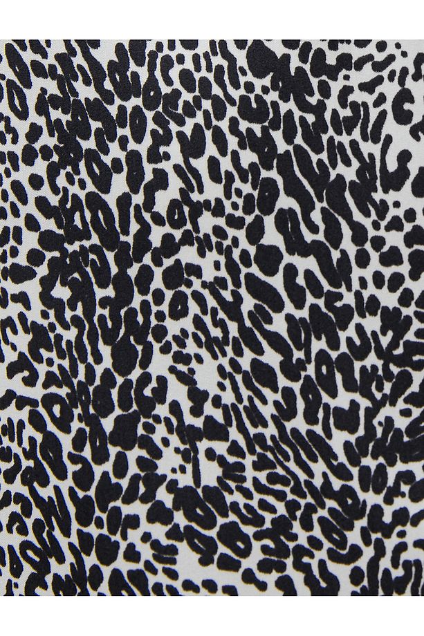 Zebra Desenli Gömlek Uzun Kollu Düğmeli - 6