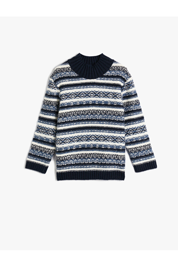 Half Turtleneck Sweater Long Sleeve