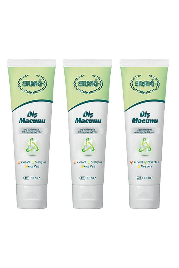 Diş Macunu (KARANFİL - OKALİPTÜS - ALOE VERA) X 3 Adet - 1