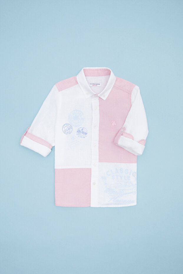 Boy's Powder Long Sleeve Shirt 50247897 -Vr042
