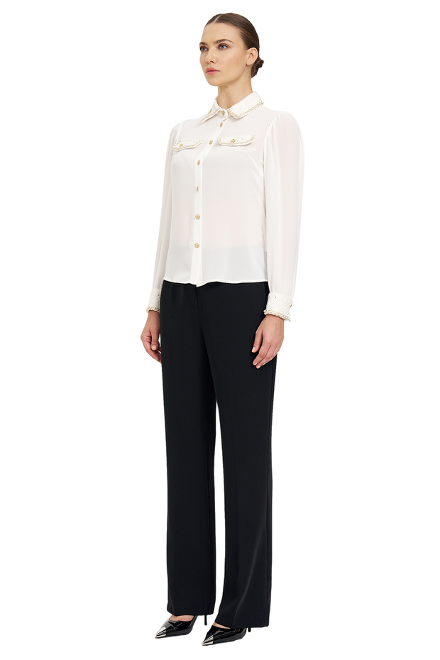 İnci İşlemeli Gömlek - 2