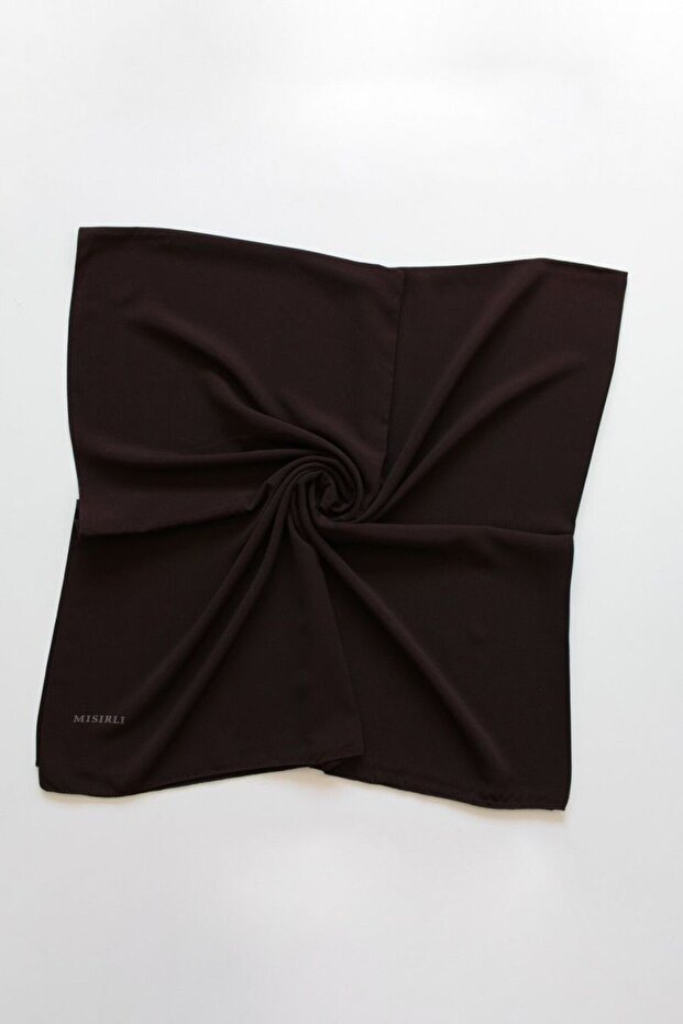 140X140 Medina Silk Scarf - Bitter Brown