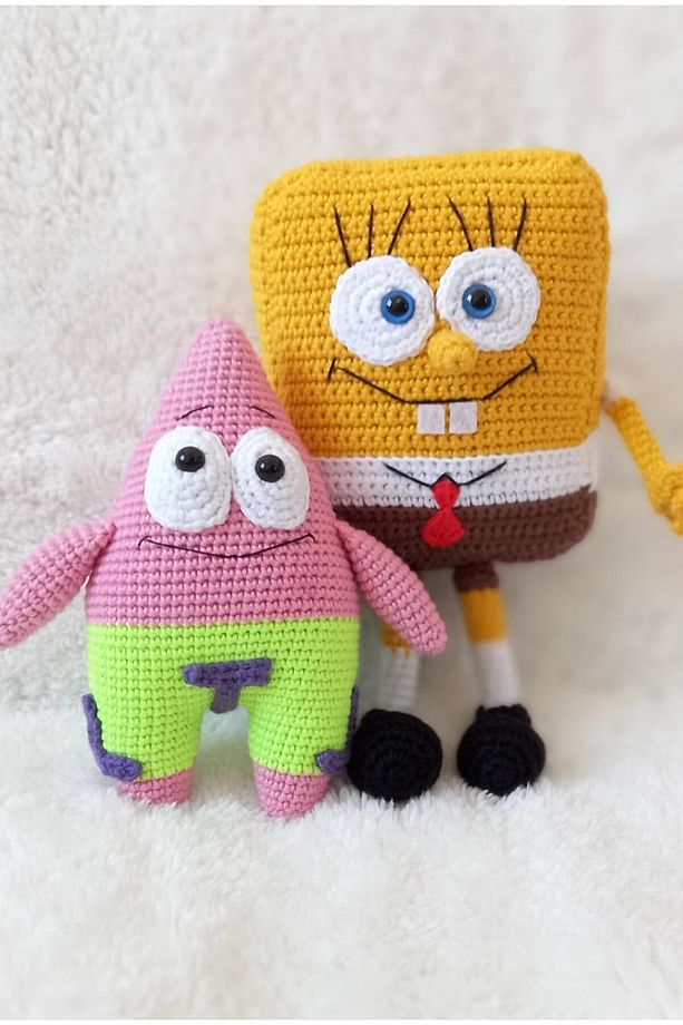Süngerbob Kareşort Ve Patrick Organik Oyuncak - 3